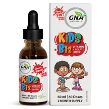 GNA Naturals Kids Vitamin B12 with Folate Supplement