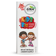 GNA Naturals Kids Vitamin B12 with Folate Supplement