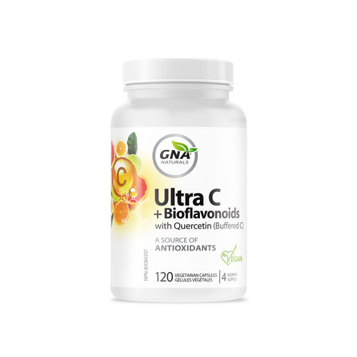 Ultra Vitamin C + Bioflavonoids with 100 mg, 120 Veg Capsules